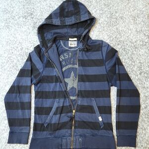 Converse Blue and Black Graphic Hoodie